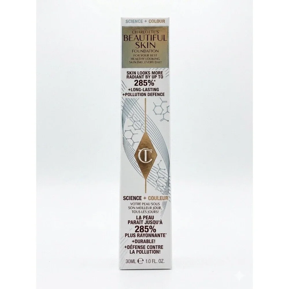 Charlotte Tilbury Beautiful Skin Foundation Neutral 1 Full Size Brand New in Box